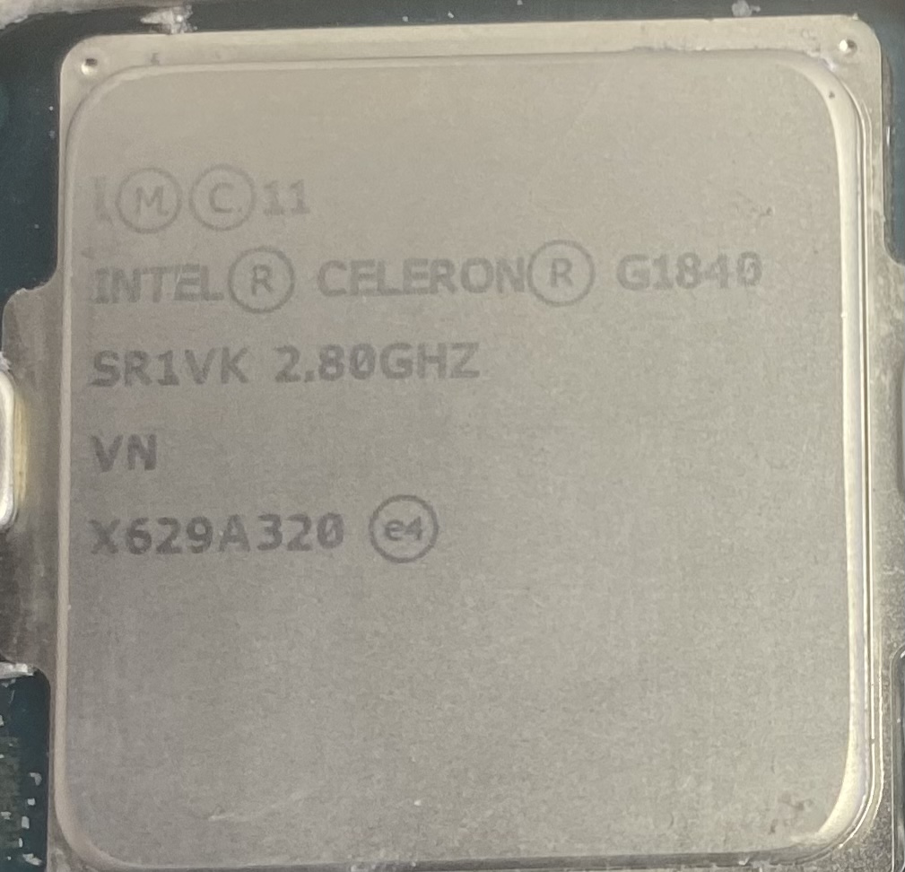 

Процессор Intel Celeron G1840 LGA1150, Celeron G1840