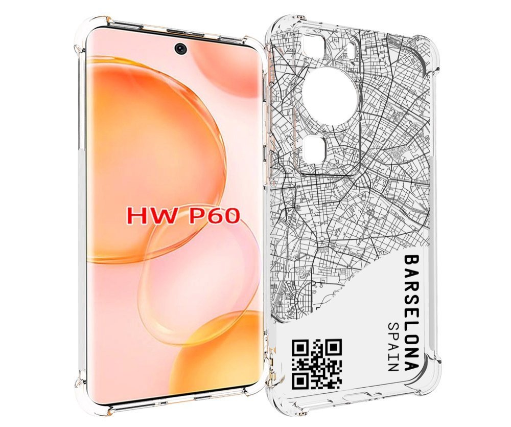 

Чехол MyPads схема-барселона для Huawei P60, Tocco