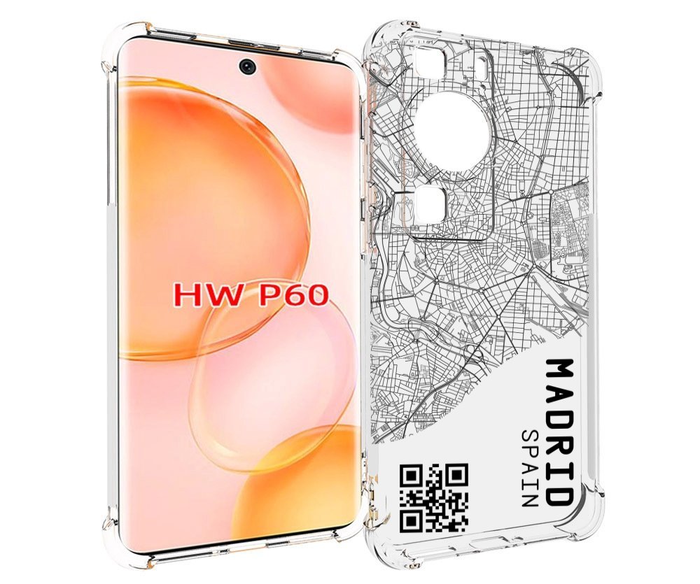 

Чехол MyPads схема-мадрид для Huawei P60, Tocco
