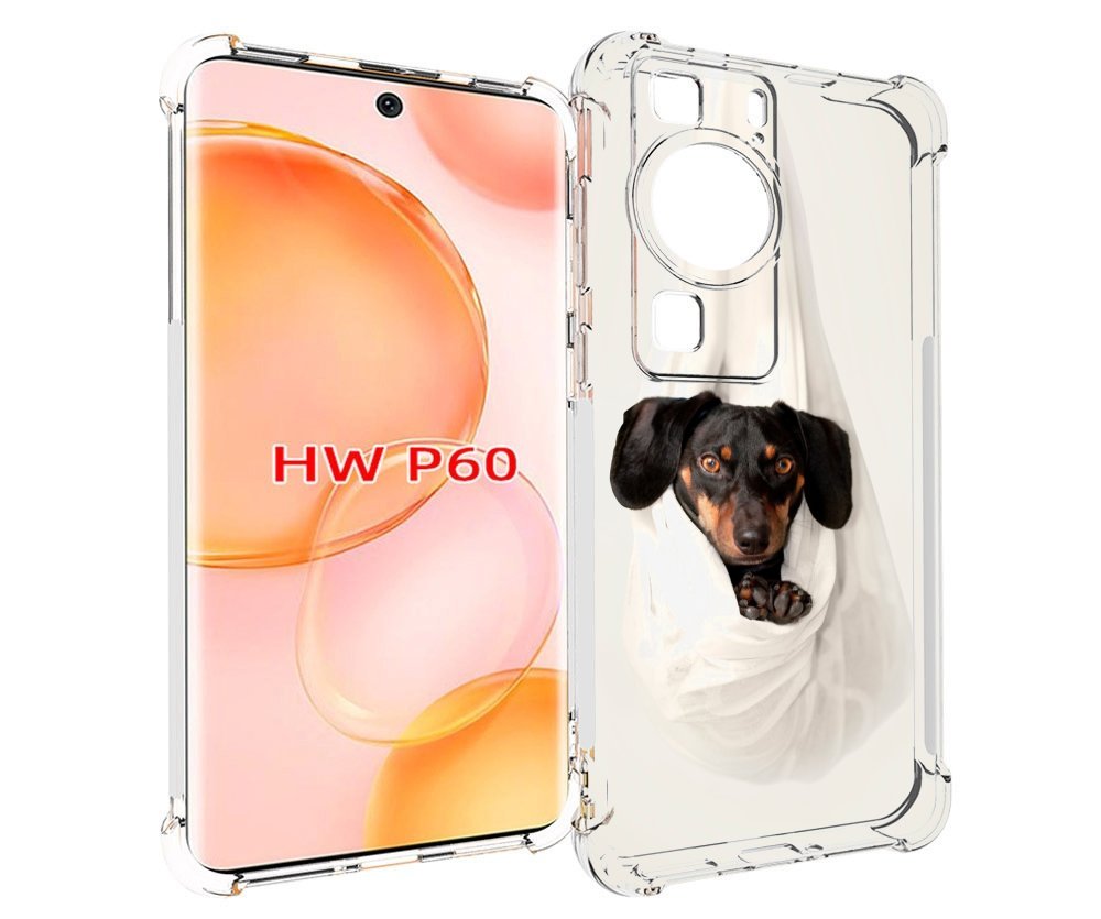 

Чехол MyPads такса собака для Huawei P60, Tocco