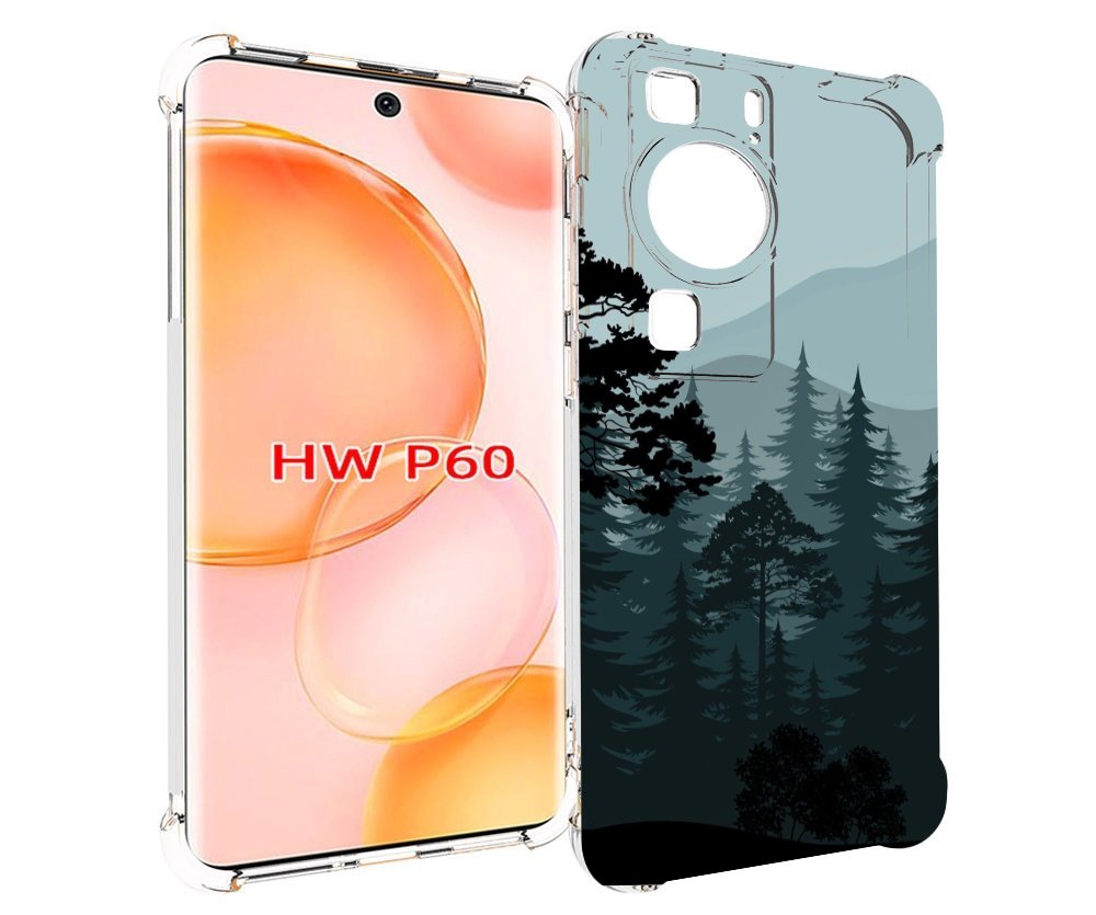

Чехол MyPads темный лесочек для Huawei P60, Tocco