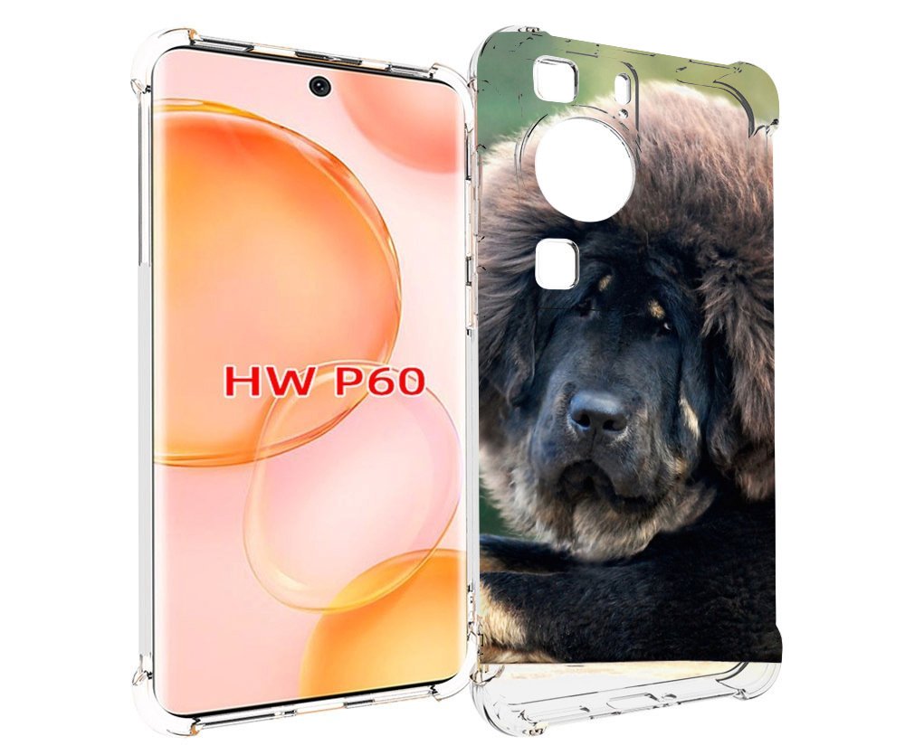 Чехол MyPads тибетскии? мастиф для Huawei P60