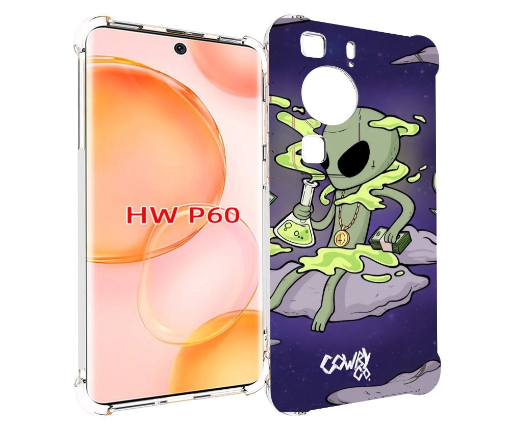 

Чехол MyPads токсичный инопланетянин для Huawei P60, Tocco