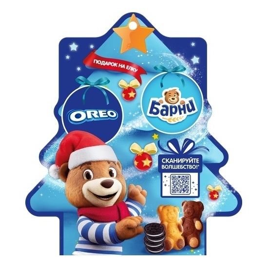 

Пирожные бисквитные Oreo Медвежонок Барни и печенье Oreo 98 г