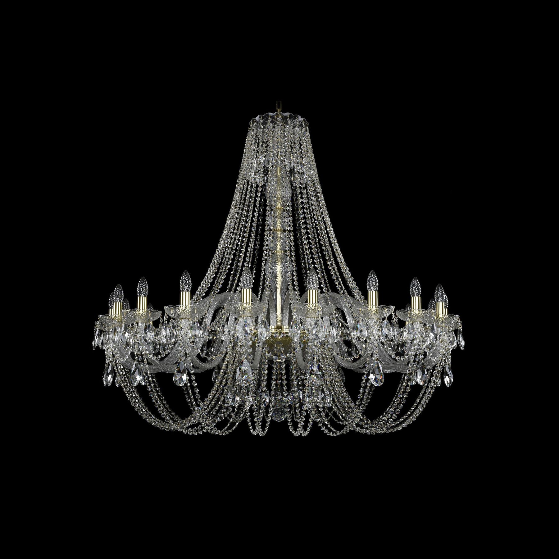 фото Хрустальная люстра 1406/20/460/h-115 ni bohemia ivele crystal