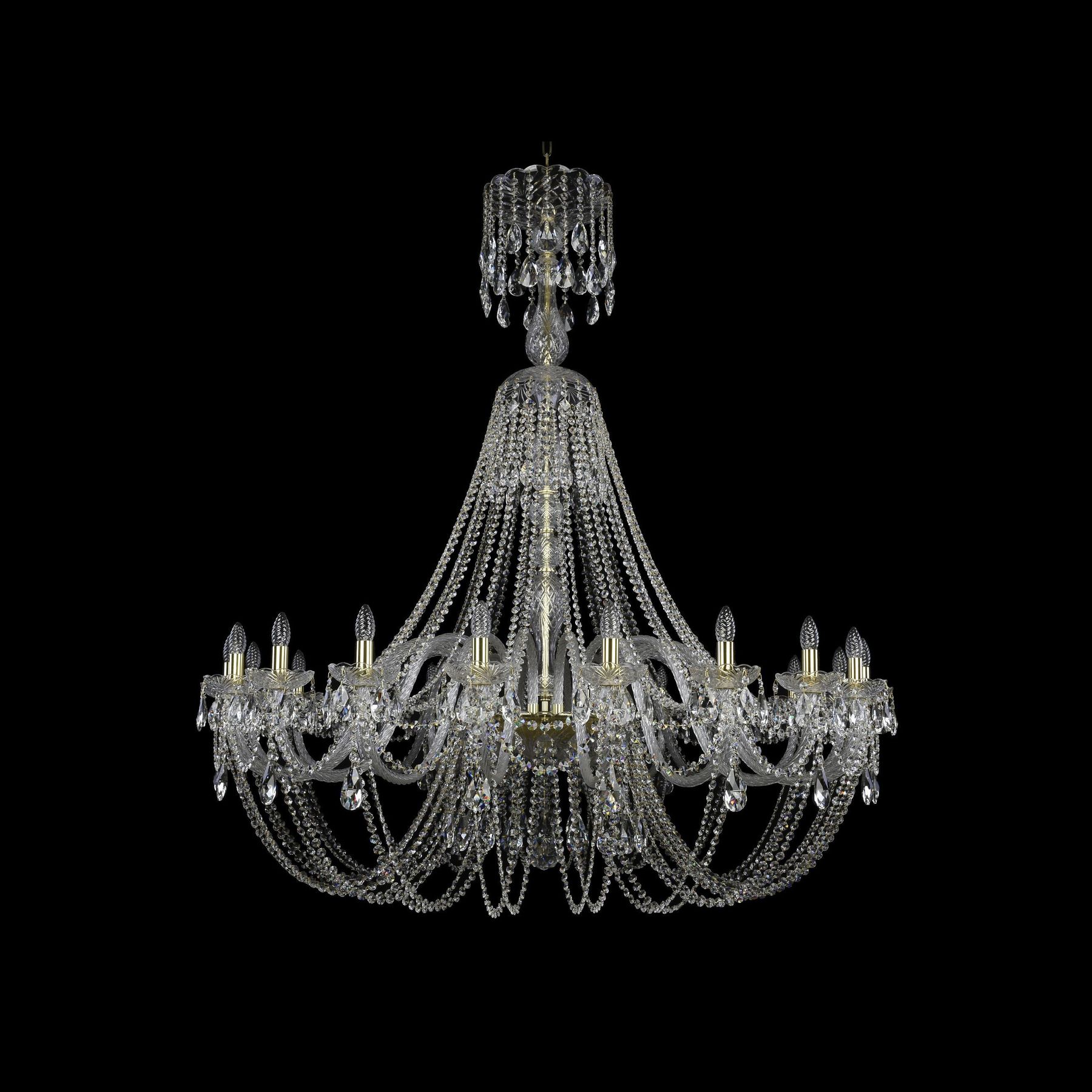 фото Хрустальная люстра 1406/20/530/xl-160 g bohemia ivele crystal