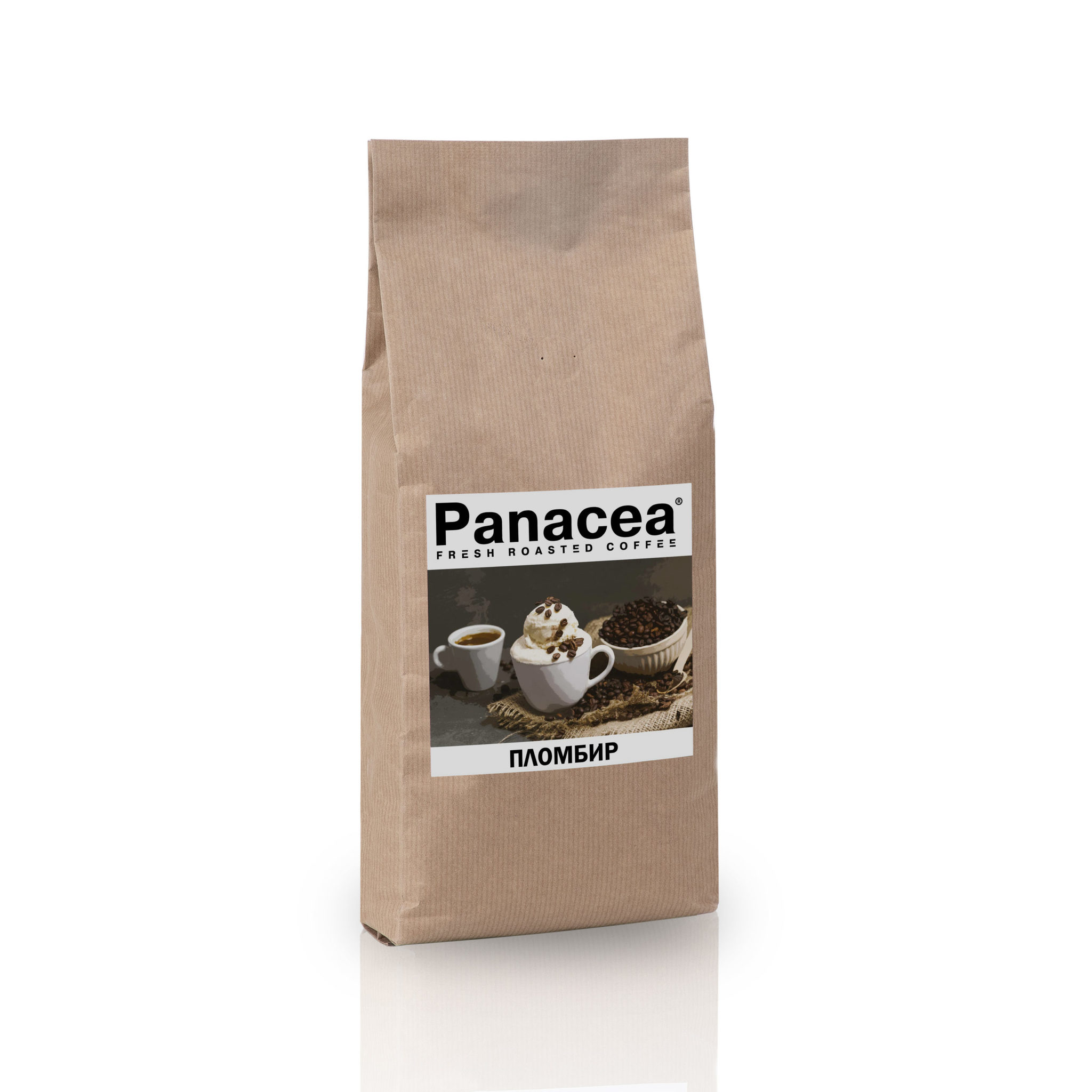 

Ароматизированный кофе в зернах Panacea.Пломбир
