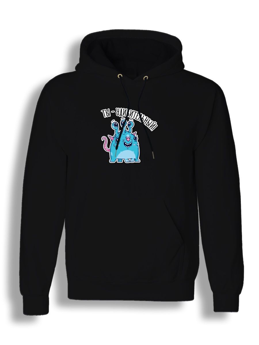 

Худи унисекс СувенирShop Милые монстры/Прикол/Monster 6 черное 4XL, "Милые монстры/Прикол/Monster" 6