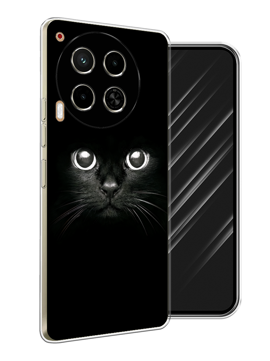 

Чехол Awog на Tecno Camon 30 4G "Взгляд черной кошки", Черный;белый;серый, 305650-1