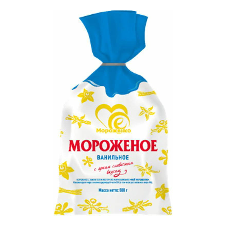 

Мороженое сливочное Моё мороженко ванильное СЗМЖ 500 г