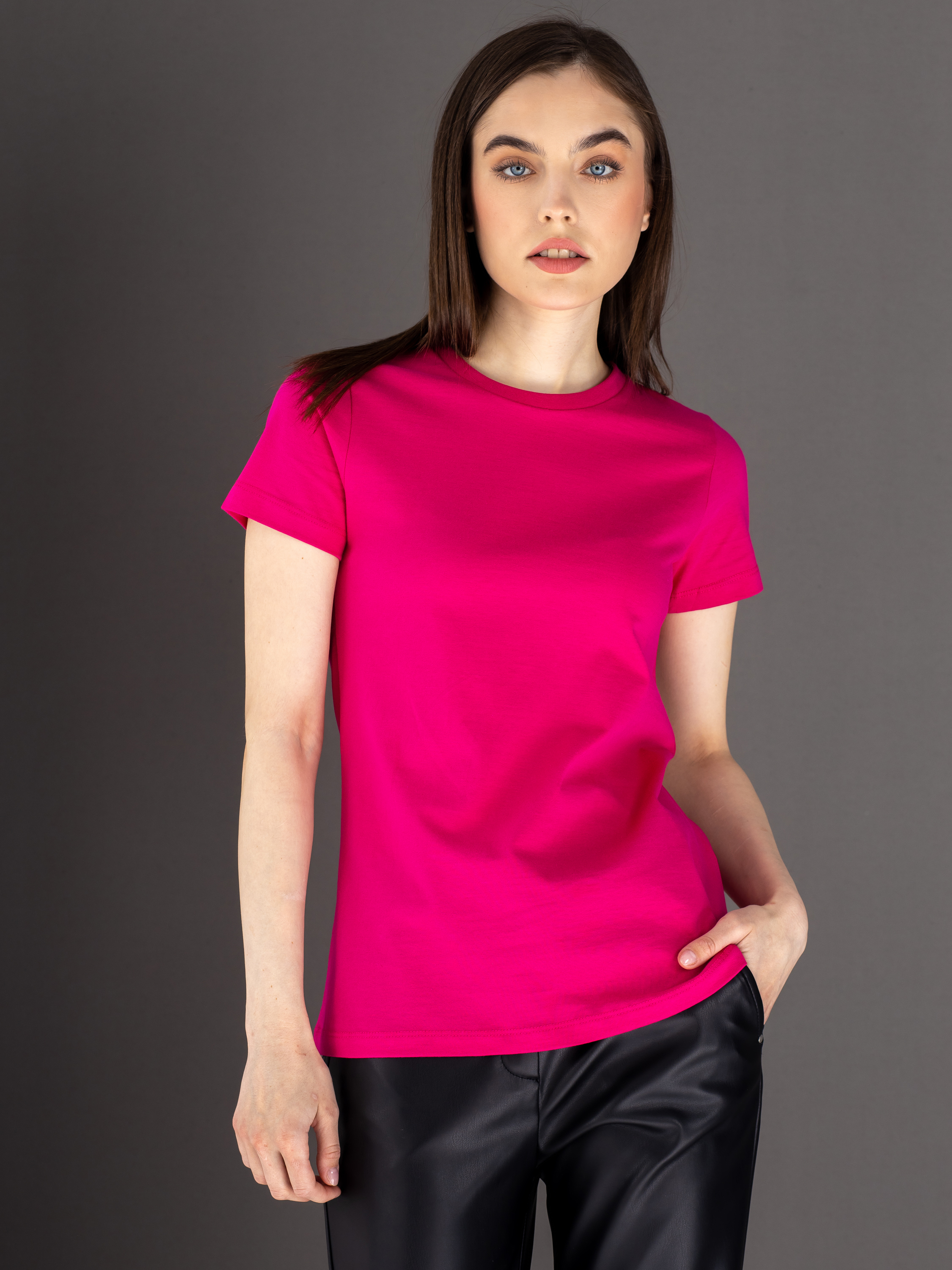 

Футболка женская Uzcotton W-F розовая XL, Розовый, W-F