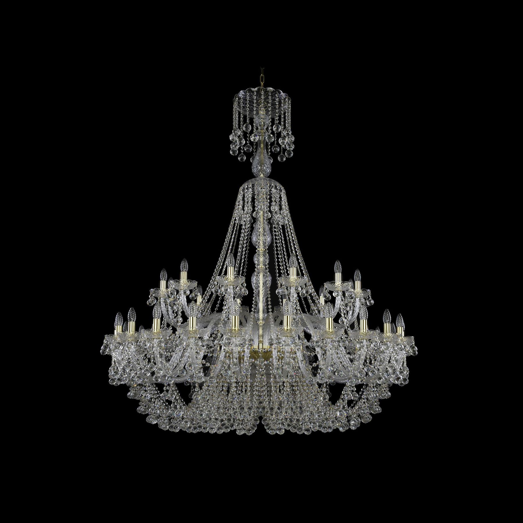 фото Хрустальная люстра 1409/24+12/530/xl-170 g bohemia ivele crystal