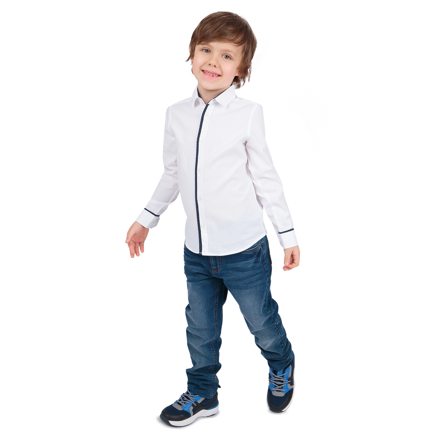 

Рубашка Leader Kids белый р.98, GL001035604
