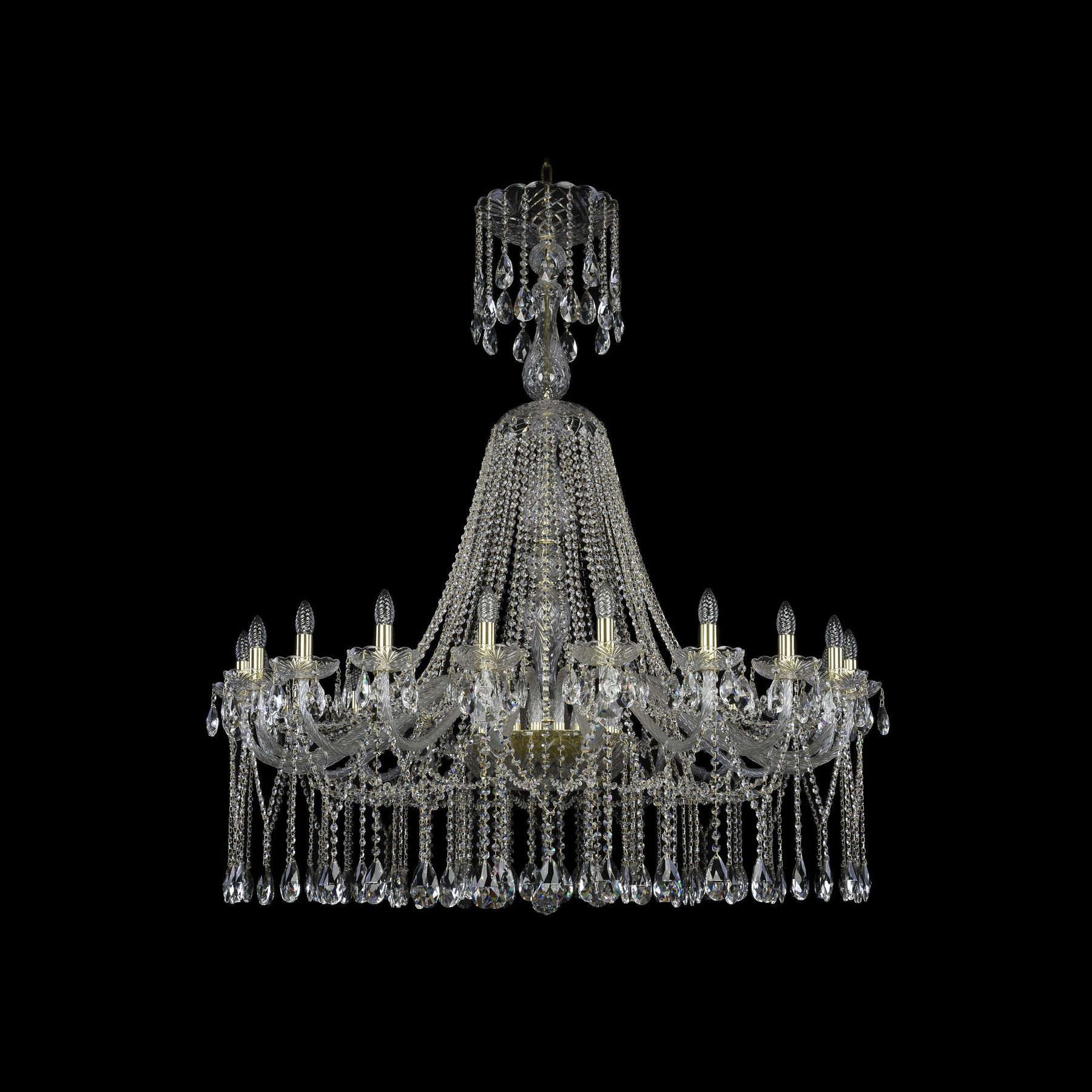 фото Хрустальная люстра 1413/20/460/xl-147 g bohemia ivele crystal