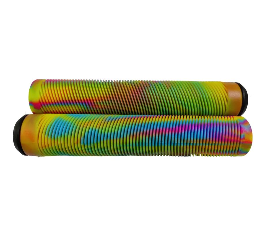 Грипсы, ручки ZEVS для трюкового самоката 160mm, разноцветные