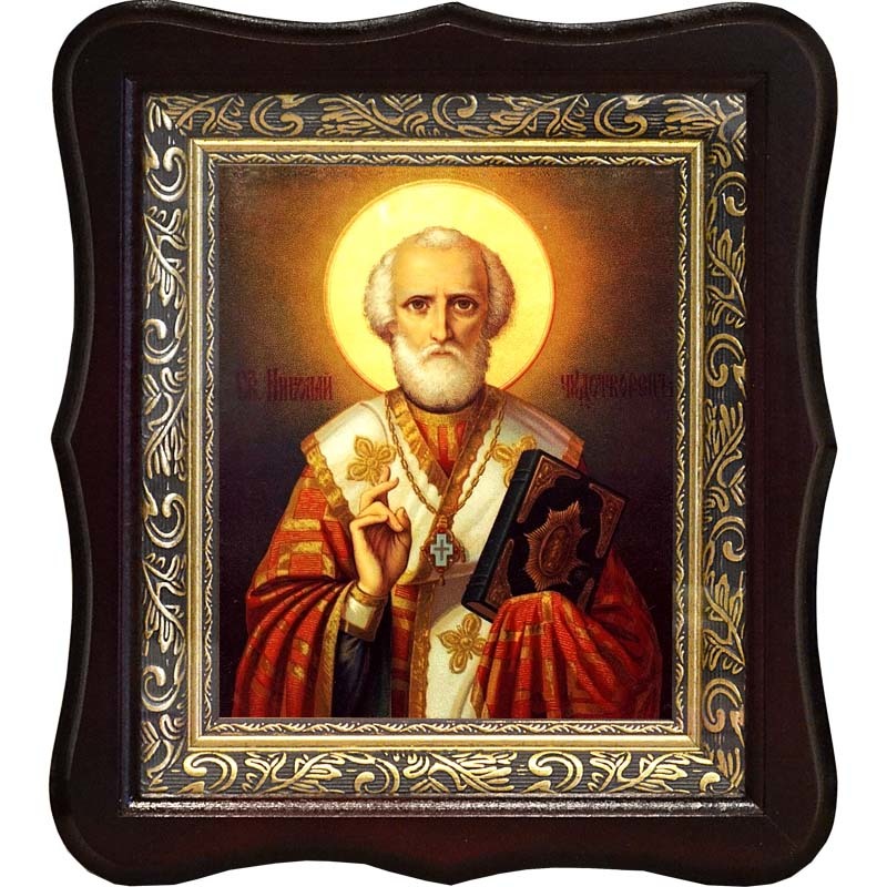 

Николай Угодник (Николай Чудотворец) – архиепископ Мирликийский. Икона на холсте.