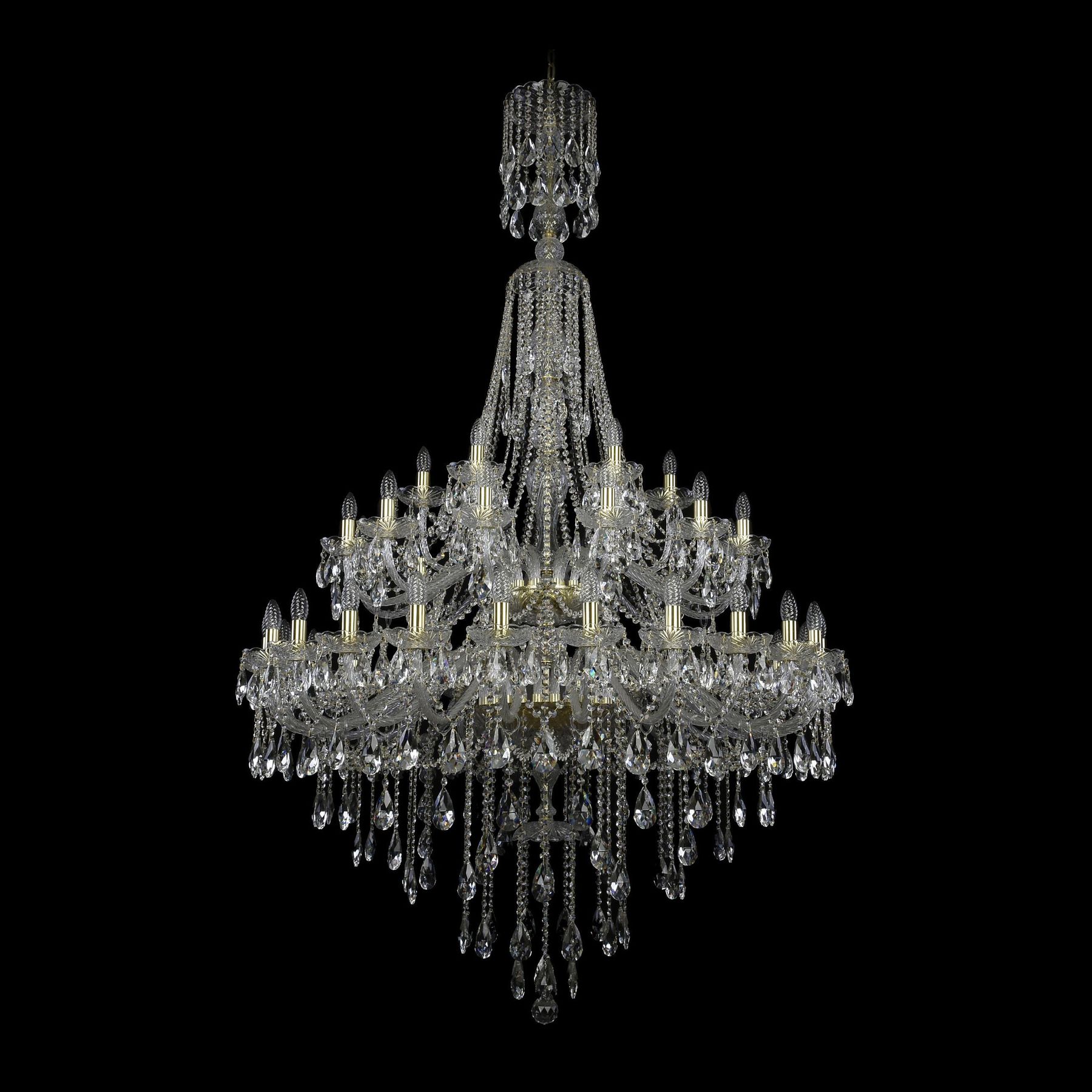 фото Хрустальная люстра 1415/24+12+6/460/xl-213/2d g bohemia ivele crystal