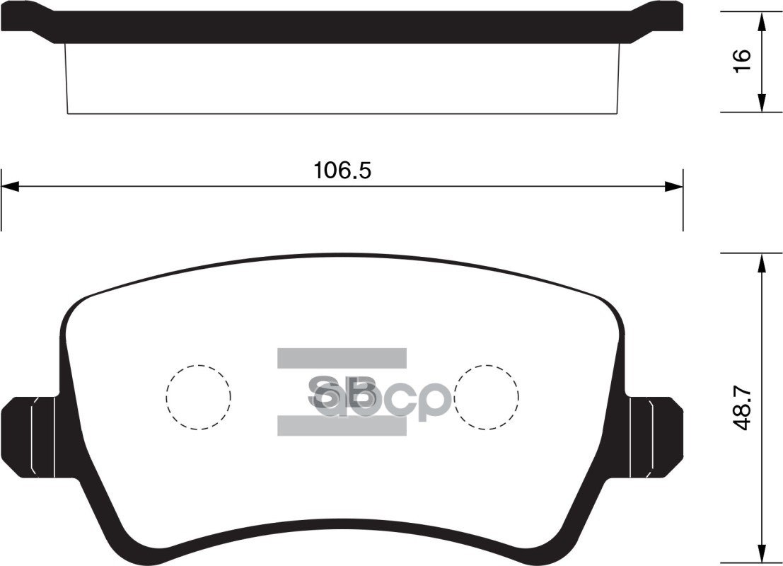 

Колодки дисковые задние \ Volvo S60/S80/V70/XC60/XC70 07> HI-Q SP2286, SP2286