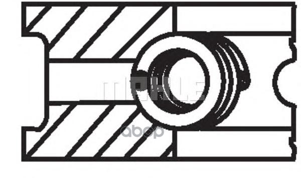 

082 67 N2_кольца поршневые! d80x1.5x1.5x2 +0.5 (1)\ BMW E36/E34/E39 2.0i M50/M52 92> MAHLE, 08267N2