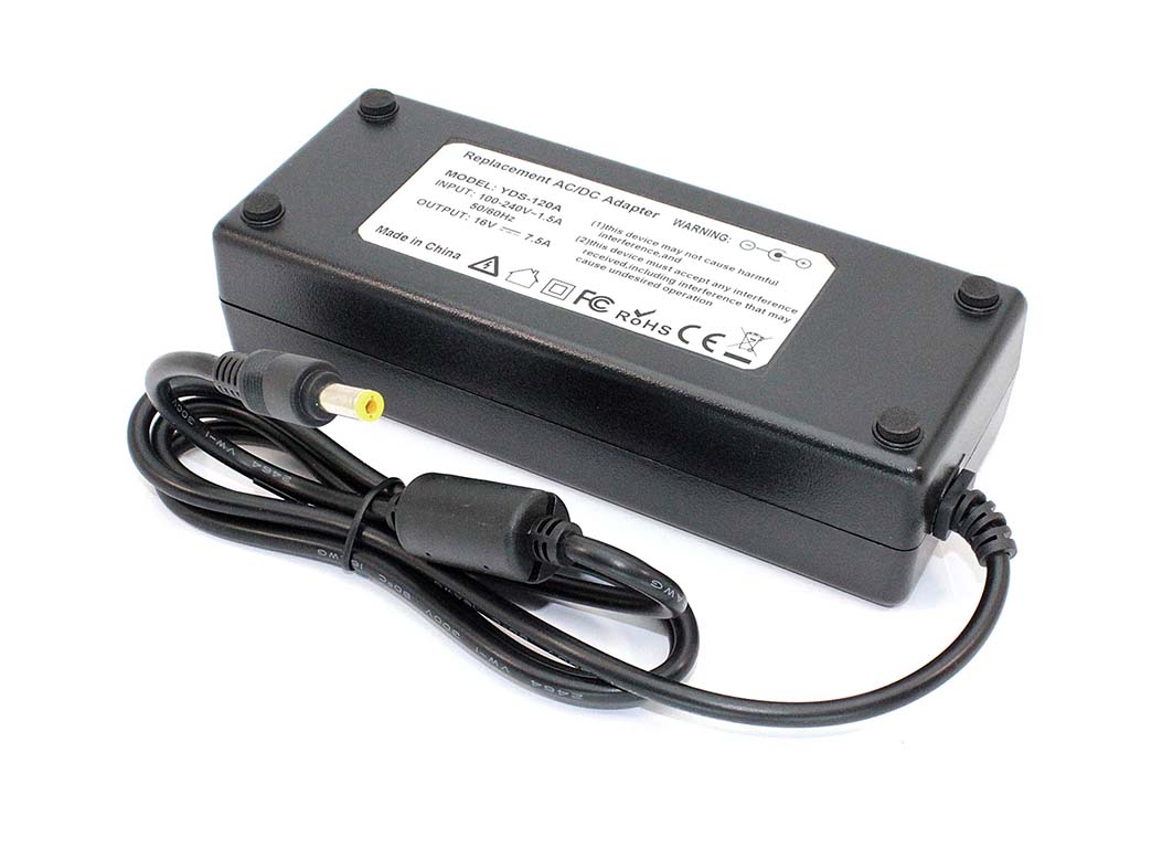 

Блок питания для ноутбуков Lenovo 16V 7.5A 5.5x2.5 OEM