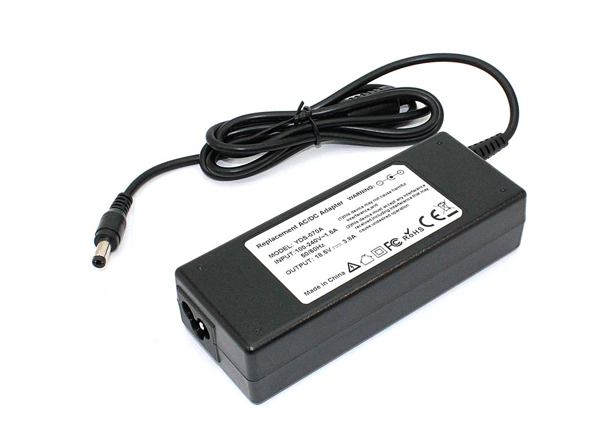 

Блок питания для ноутбуков HP 18.5V 3.8A 5.5x2.5mm 70W OEM