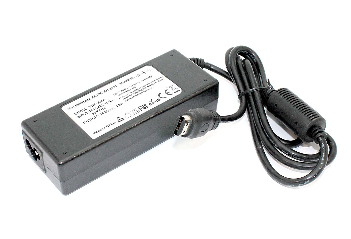 

Блок питания для ноутбуков HP 18.5V 4.5A five-hole Oval 83W OEM