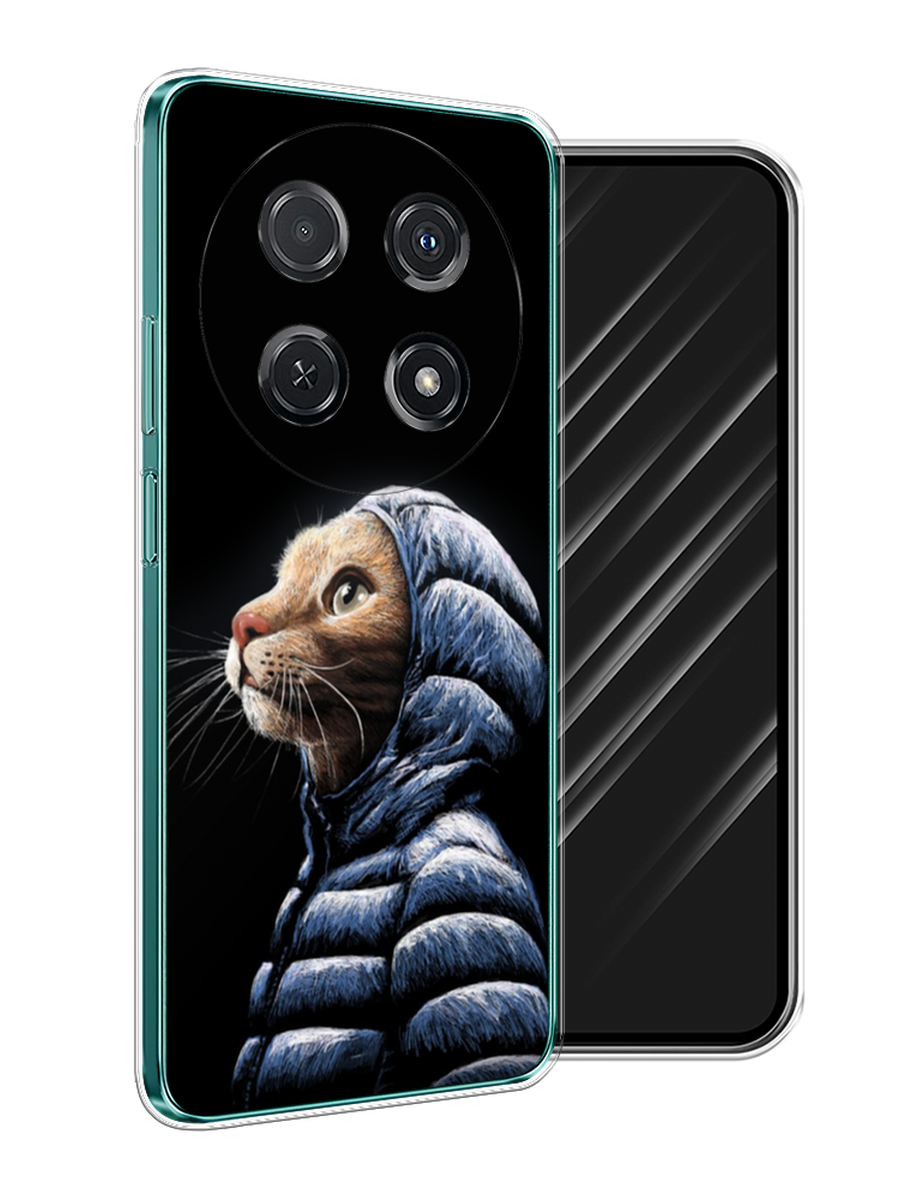 

Чехол Awog на Huawei Nova 12i "Кот в капюшоне", Черный;бежевый;синий, 6123950-1