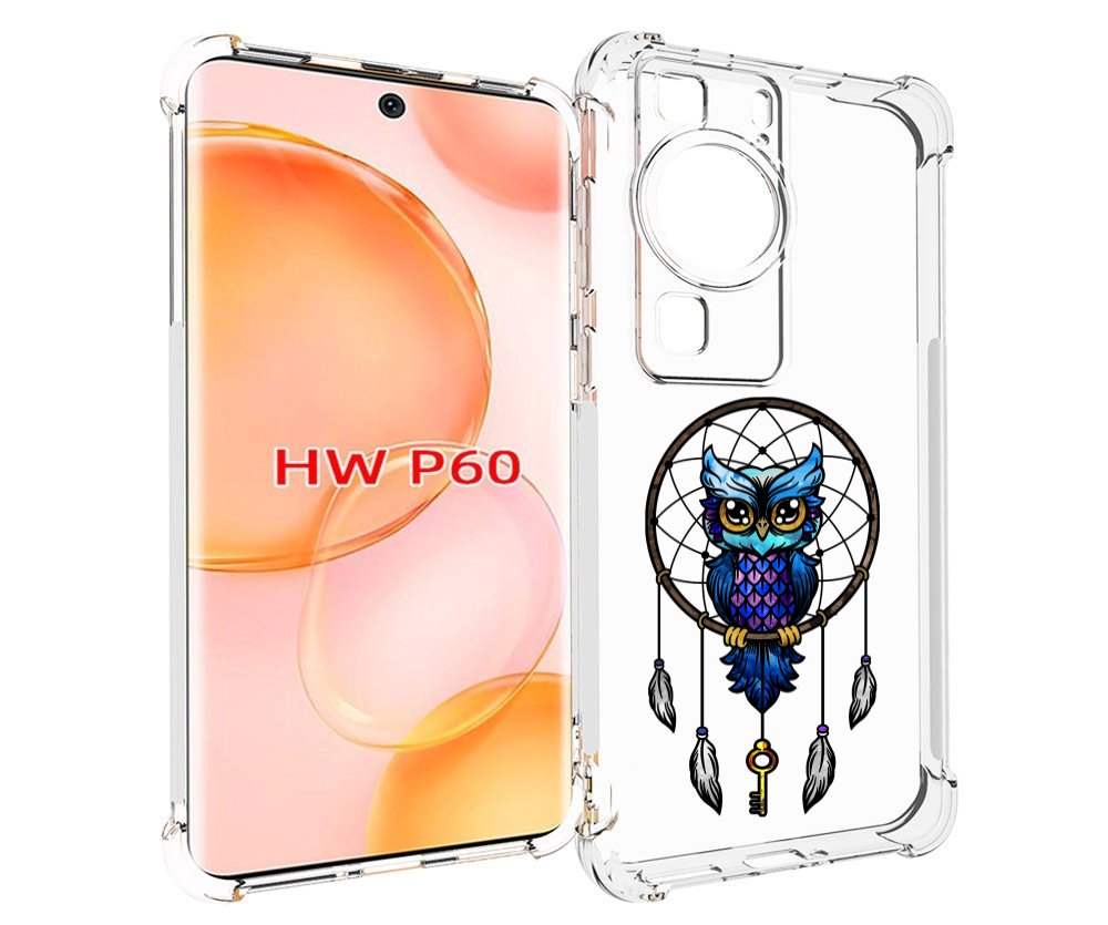 

Чехол MyPads умная-фиолетовая-сова для Huawei P60, Tocco