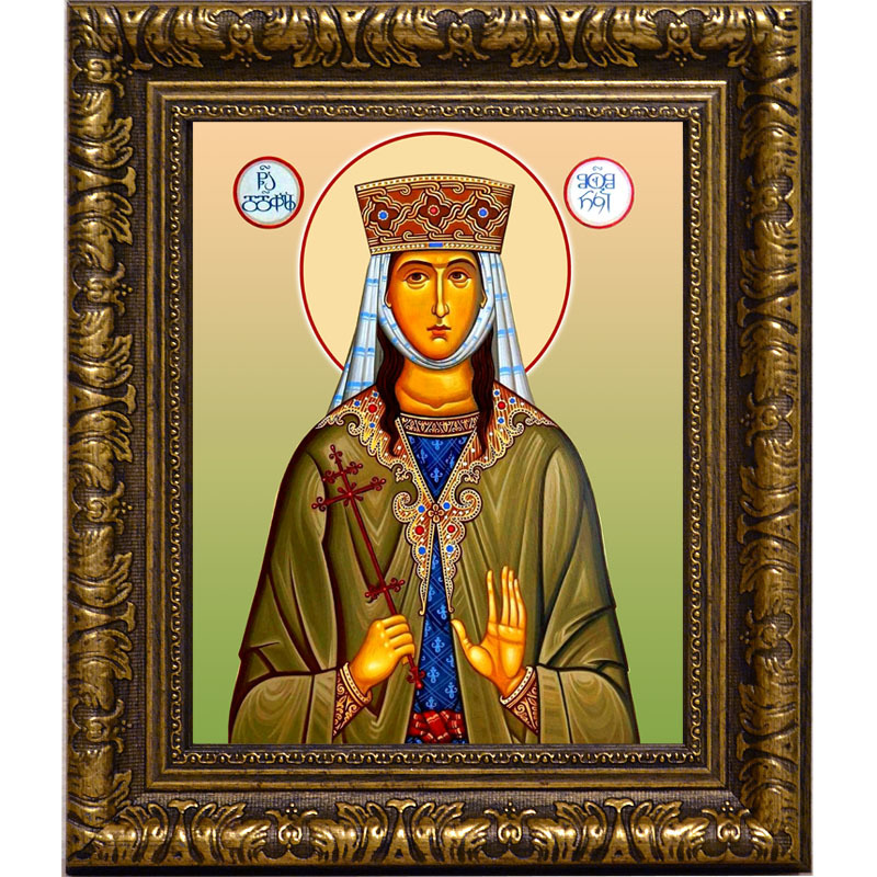 

Шушаника (Шушаник, Сусанна) Ранская (Грузинская) Великомученица. Икона на холсте.