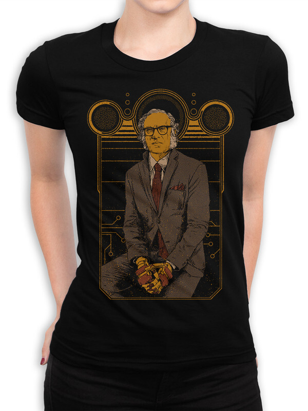

Футболка женская Dream Shirts Айзек АзимовЖенская черная 3XL, Айзек АзимовЖенская