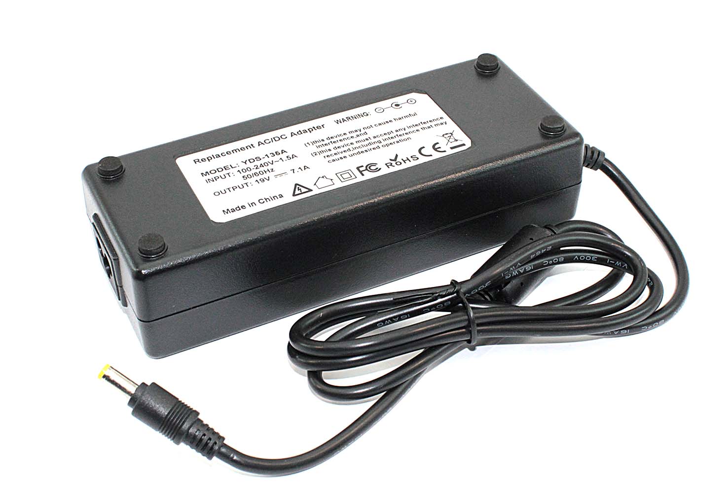 

Блок питания для ноутбуков Hipro 19V 7.1A 5.5x2.5 OEM