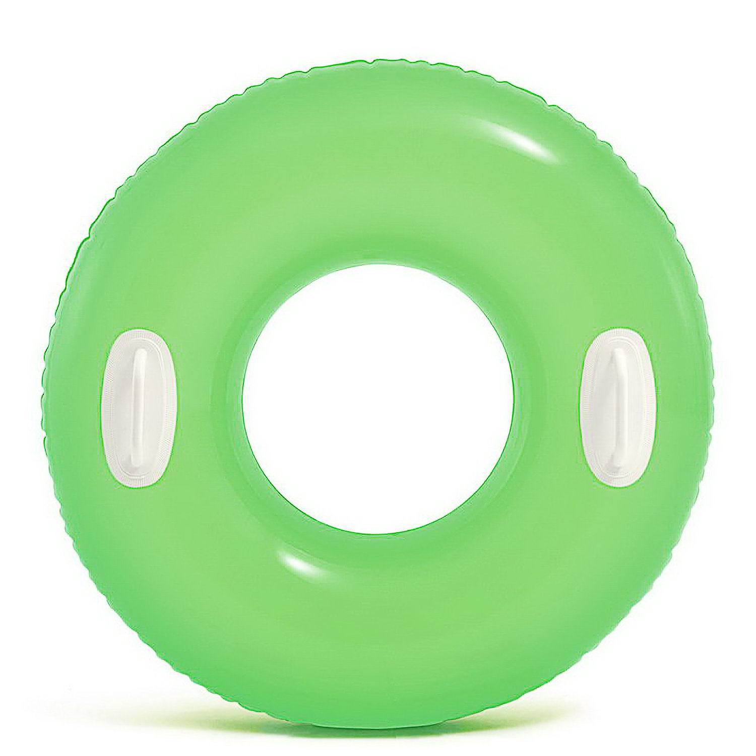 Круг надувной INTEX Hi-Gloss Tubes Неоновый от 8 лет 76 см int59258NP/зеленый