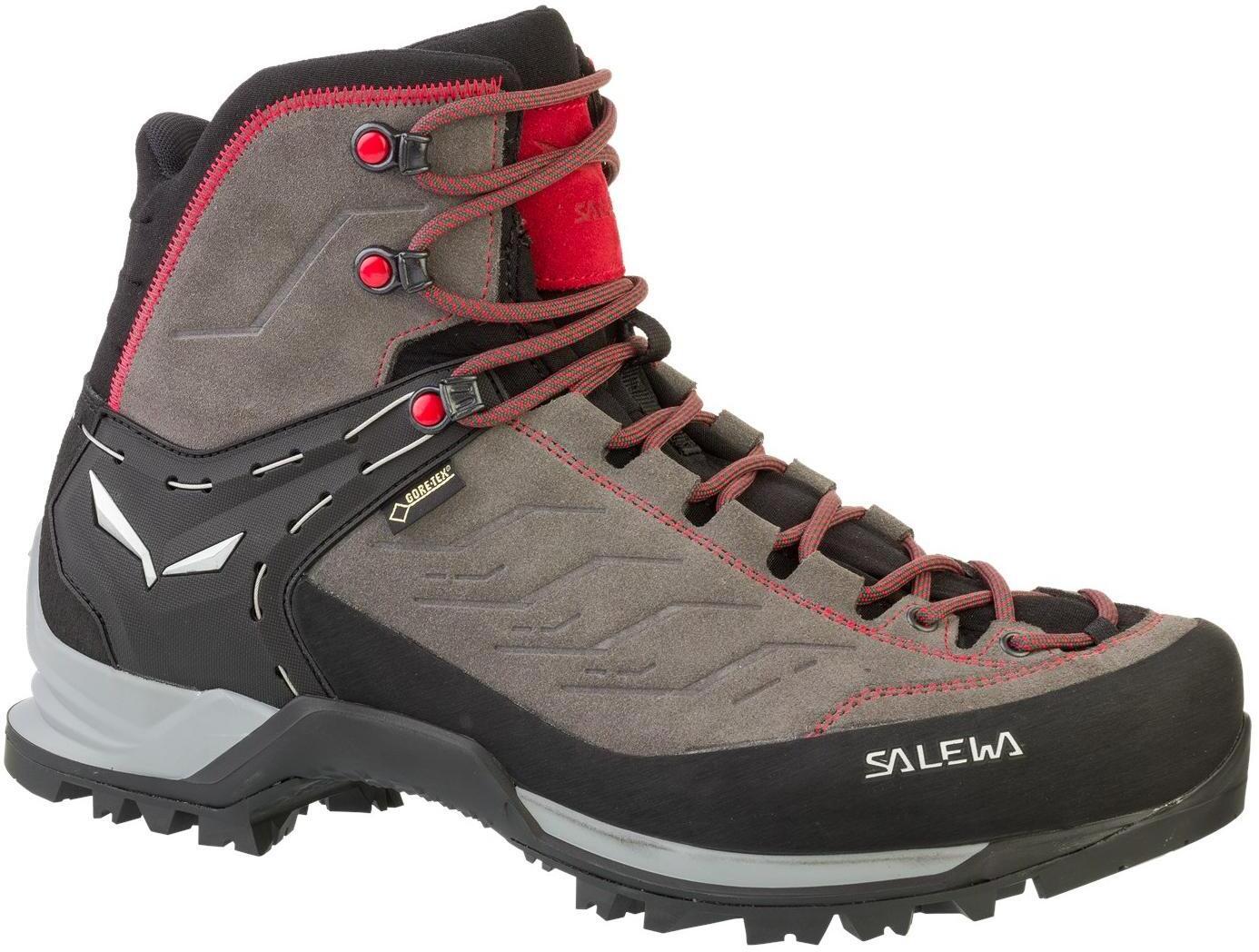 фото Ботинки salewa ms mtn trainer mid gtx charcoal/papavero (uk:7)