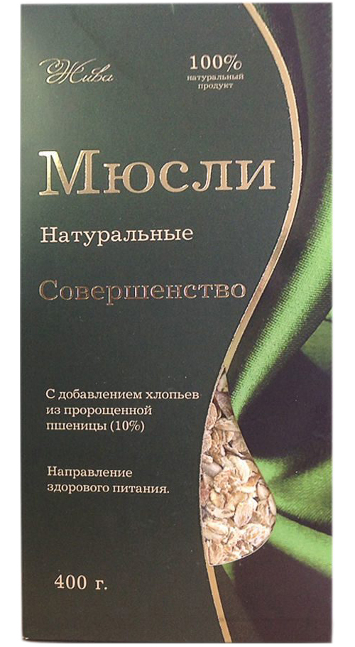 

Мюсли Жива Совершенство не требуют варки 400 г