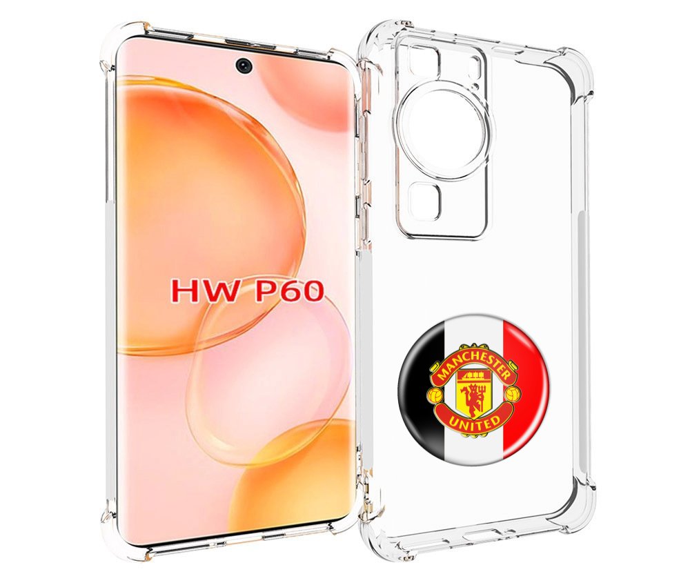 

Чехол MyPads фк манчестер юнайтед мужской для Huawei P60, Tocco
