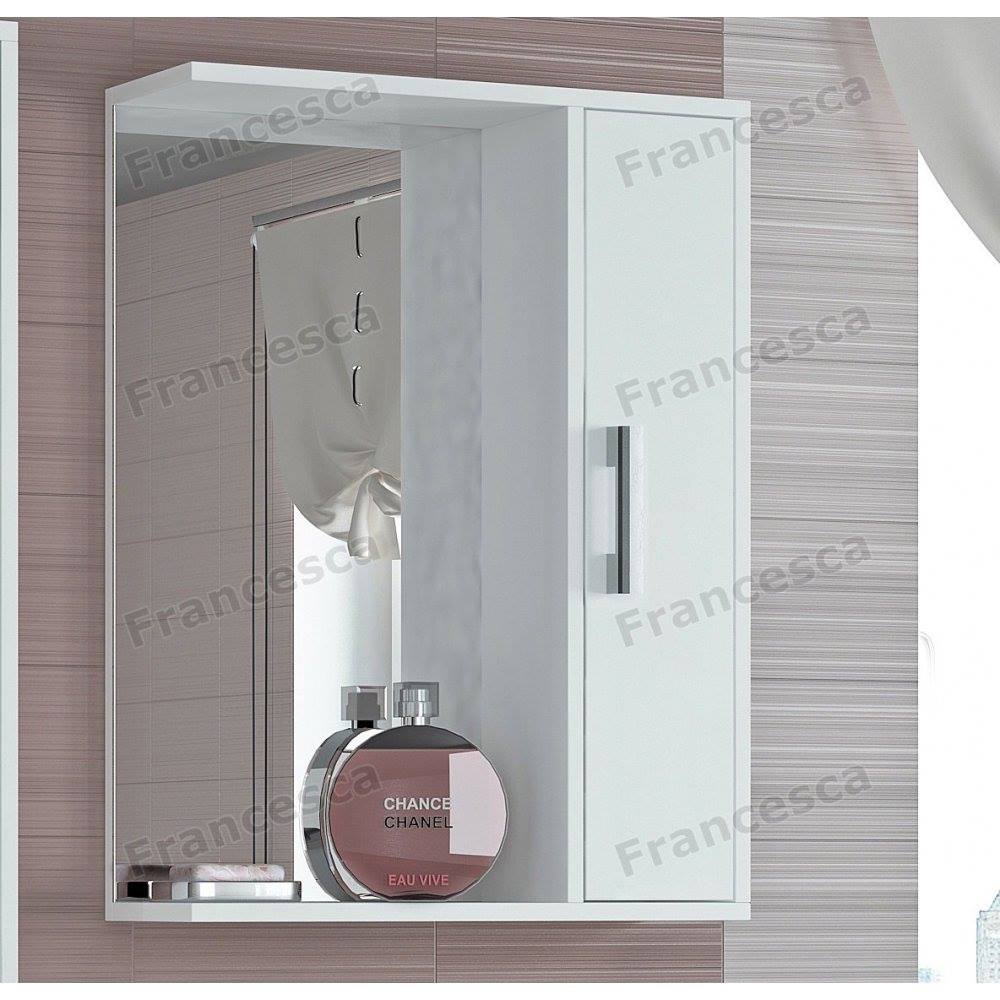 

Шкаф-зеркало Francesca Eco 55 белый Francesca