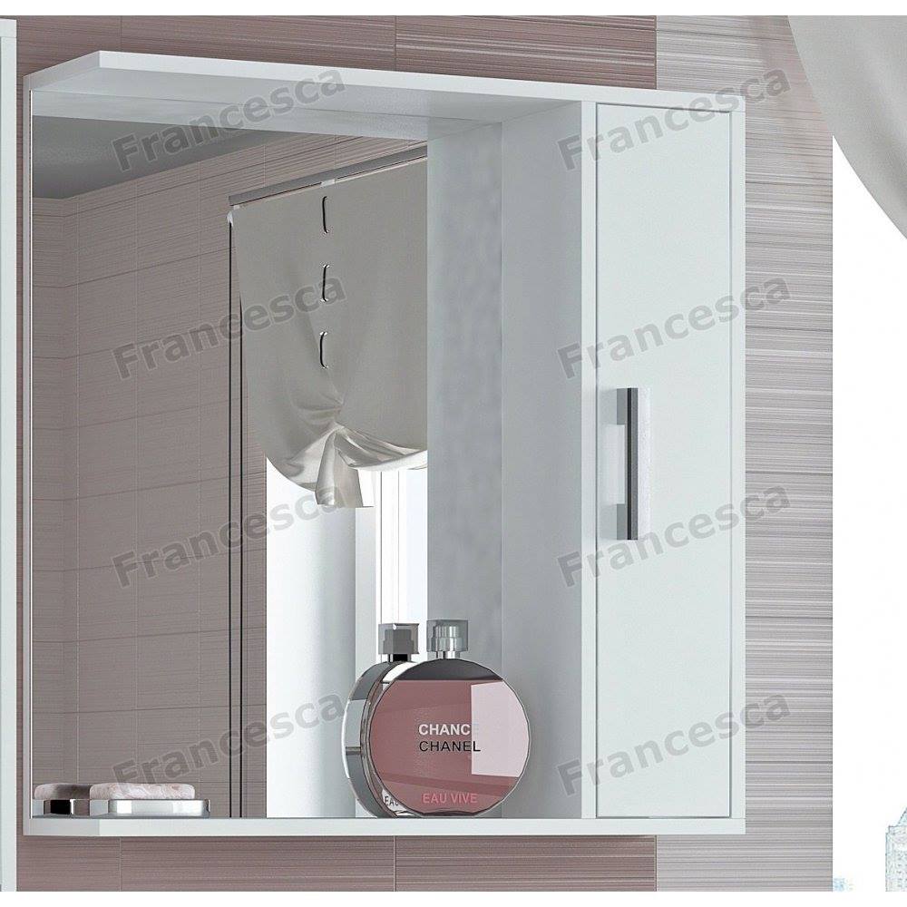 

Шкаф-зеркало Francesca Eco 70 белый Francesca