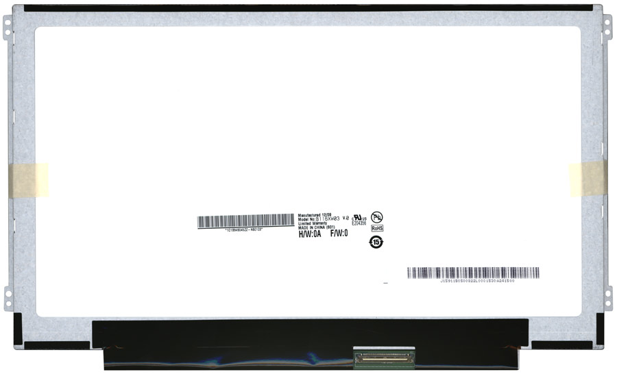 

Матрица ОЕМ для ноутбука B116XW03 V.0 матовая, совместимая с p/n: B116XW03 V.0 матовая