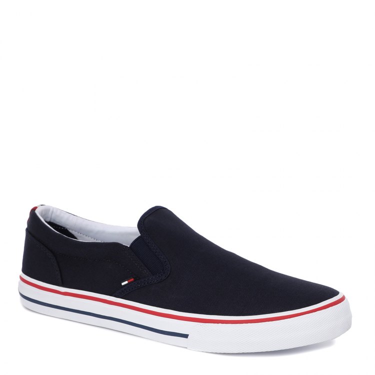 

Слипоны мужские Tommy Jeans EM0EM00002 синие 44 EU, EM0EM00002