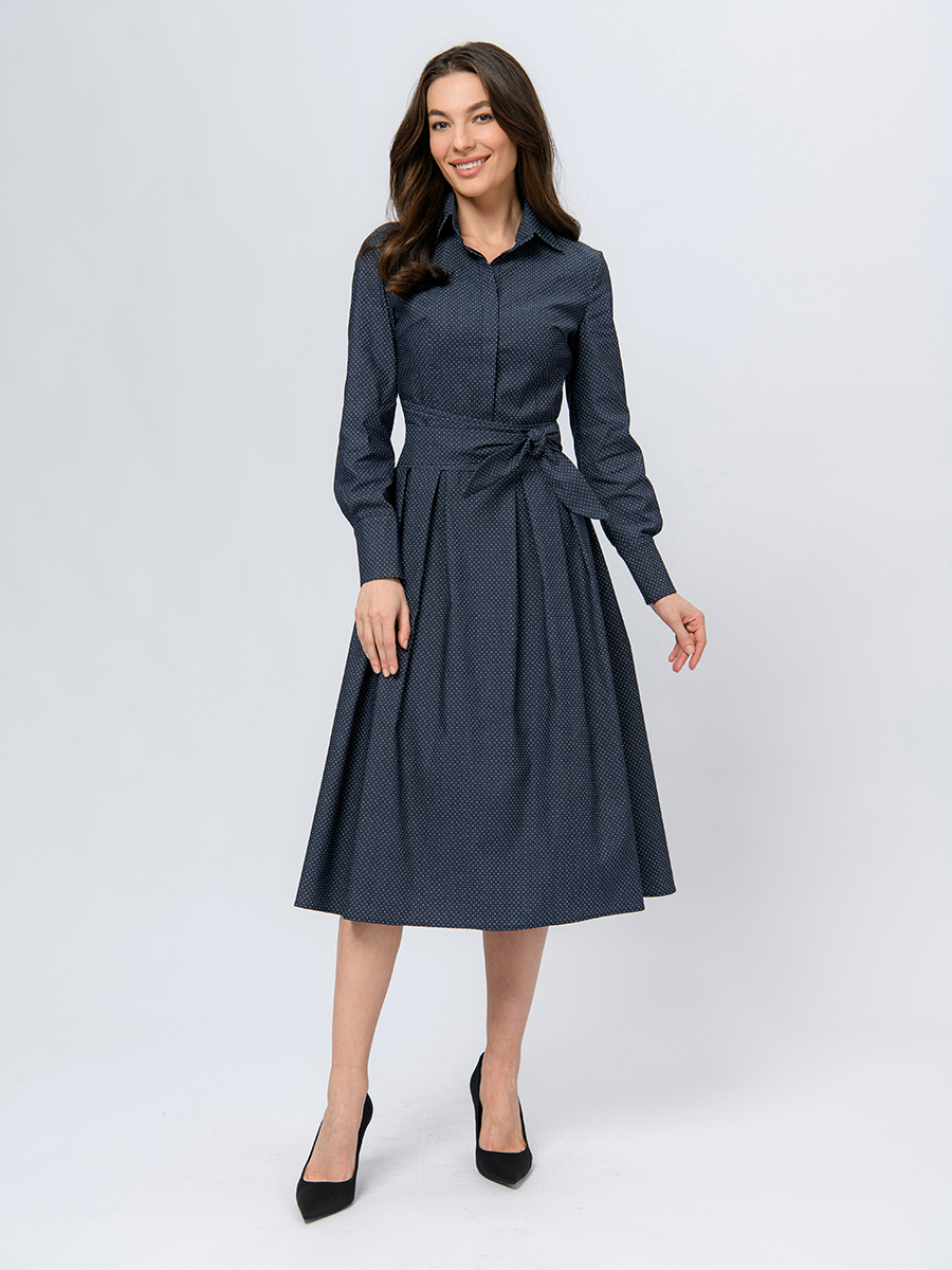 

Платье женское 1001dress 101777 синее 42, Синий, 101777