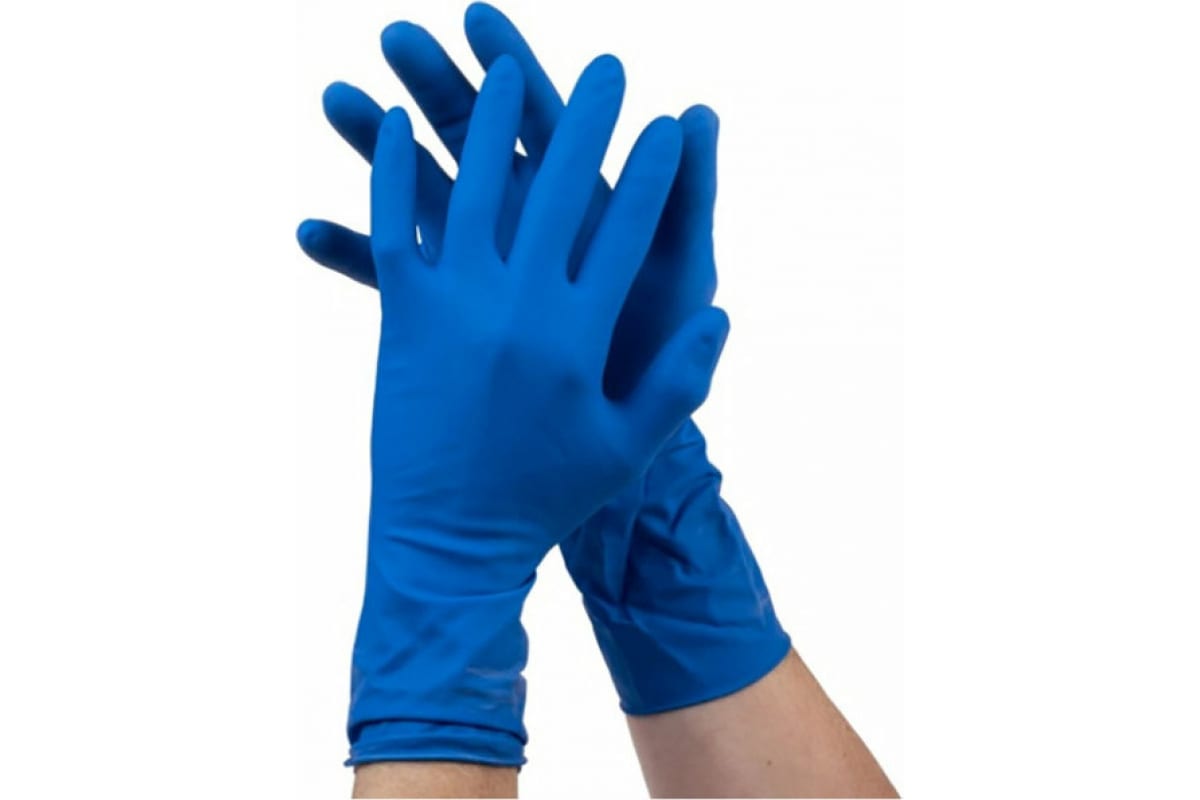 EcoLat Латексные перчатки Хозяйственные Премиум 50 шт./уп. размер XL, 2326/XL
