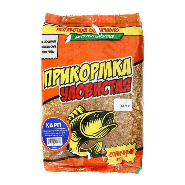

Прикормка Allvega Уловистая 0,8кг Карп (Кукуруза), Бежевый, Уловистая