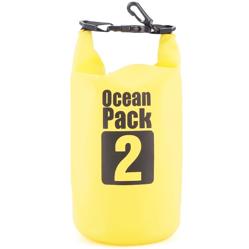 фото Водонепроницаемая сумка-мешок ocean pack 2 л (цвет: желтый ) nobrand