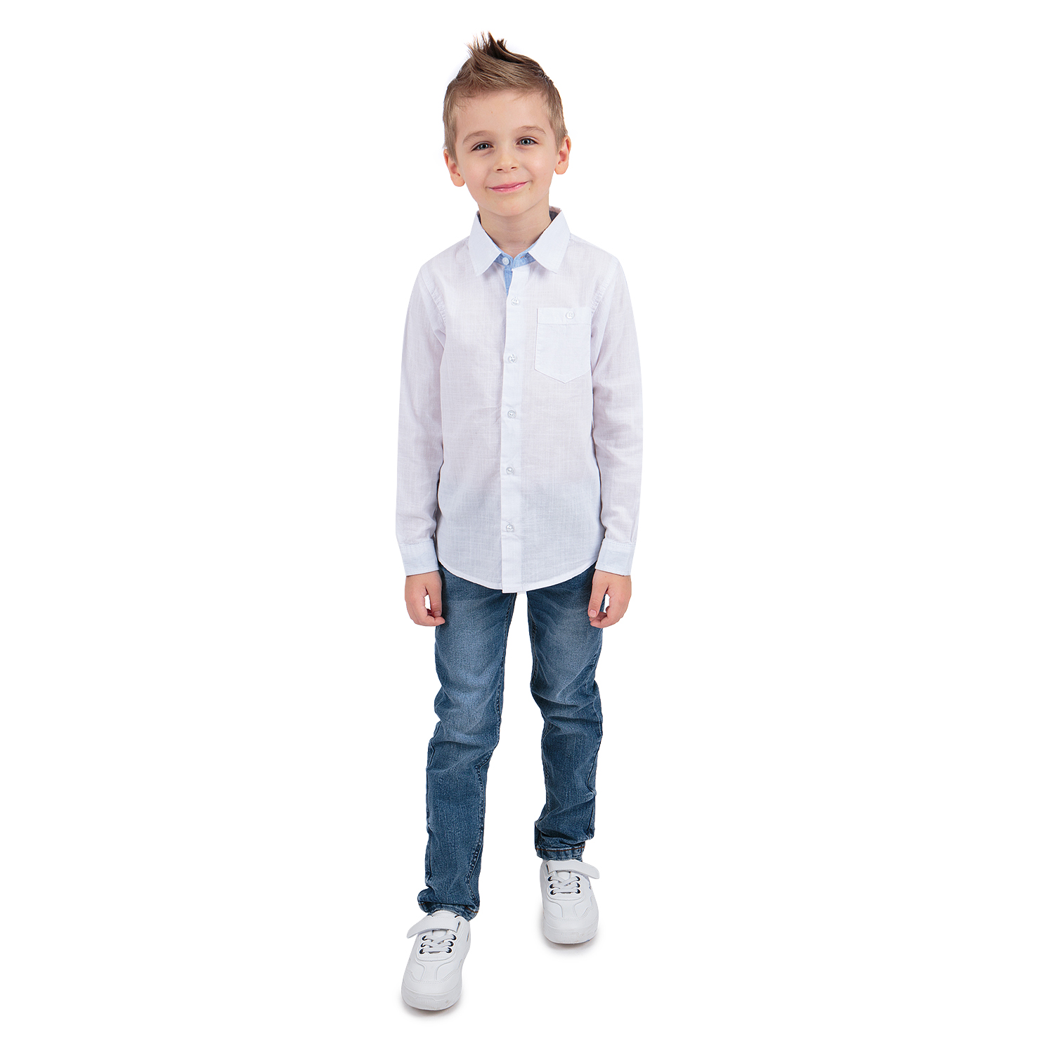 

Рубашка Fresh Style белый р.98, GL001038218