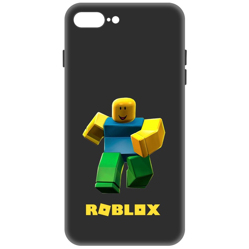 

Чехол-накладка Софт Roblox-Классический Нуб для iPhone 7 Plus/8 Plus, Черный