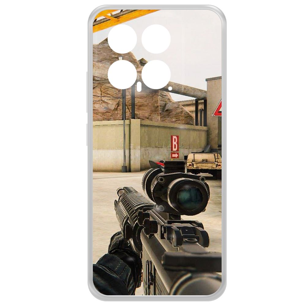 

Чехол-накладка Krutoff Clear Case Cтандофф 2 (Standoff 2) - Оптика для Xiaomi 14, Прозрачный