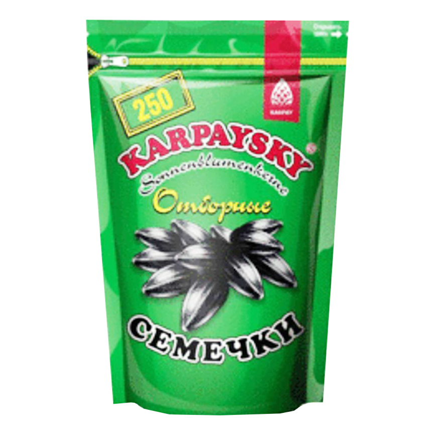 

Семечки подсолнечные Карпайские жареные отборные 250 г