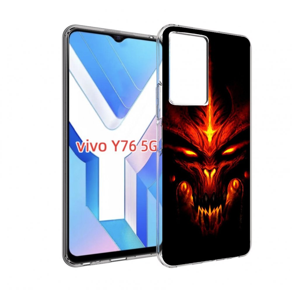 

Чехол Mypads Diablo 3 Для Vivo Y76 5G, Прозрачный, Tocco