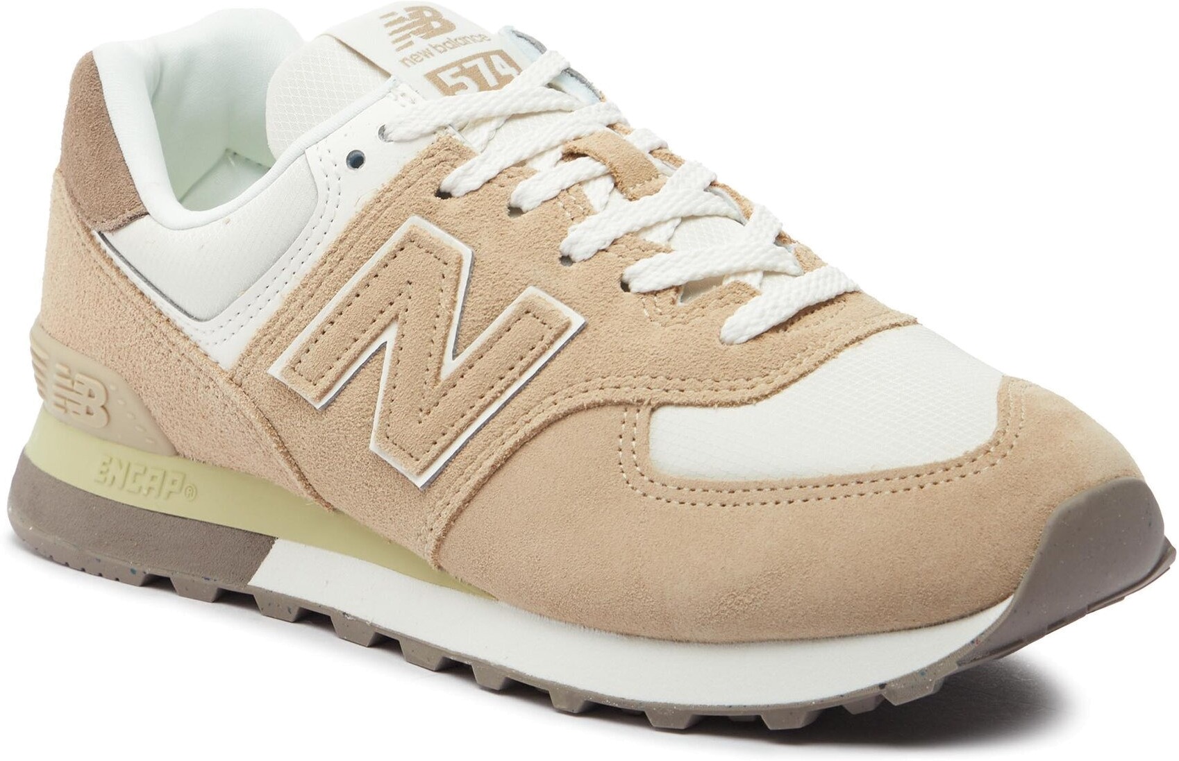 

Кроссовки унисекс New Balance 574 коричневые 10 US, Коричневый, 574