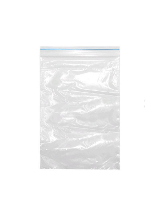 Прозрачный пакет Zip Lock, 100 шт (Размер, мм: 80х120, Плотность: 27-30 мкм)